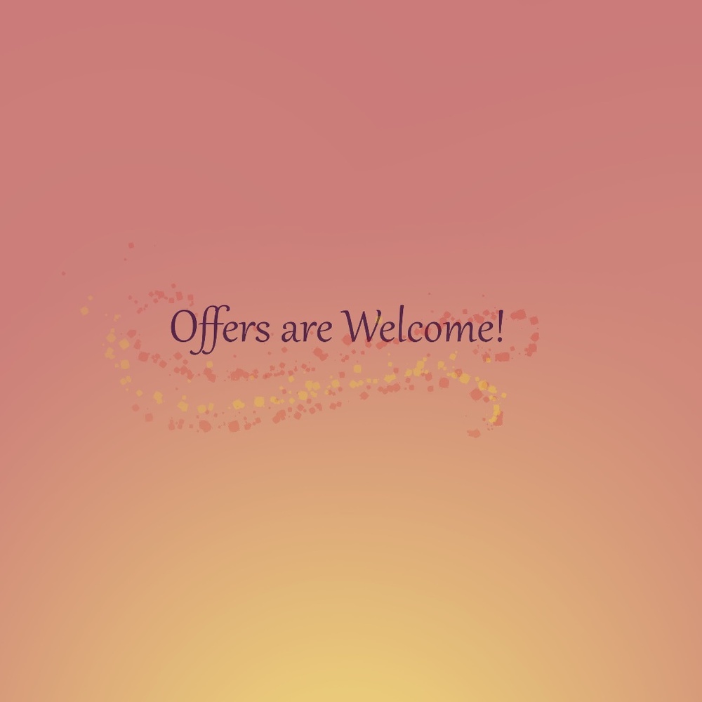 Willing to accept reasonable offers!